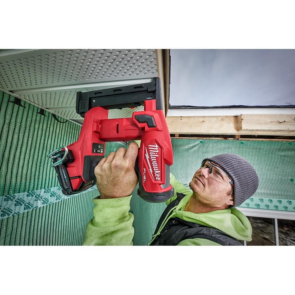 Milwaukee M18 FUEL 18 Gauge 1/4 in. Narrow Crown Stapler (Bare Tool), large image number 10