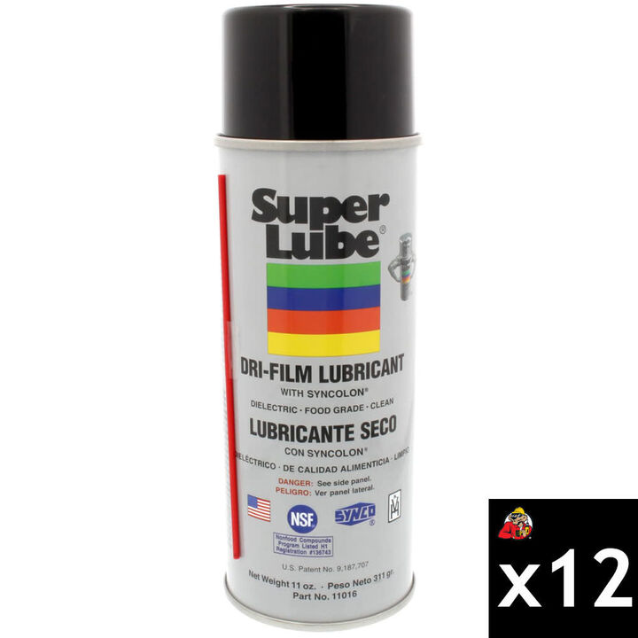 Super Lube 11 Oz Aerosol Dri Film Lubricant with Syncolon- CASE of 12