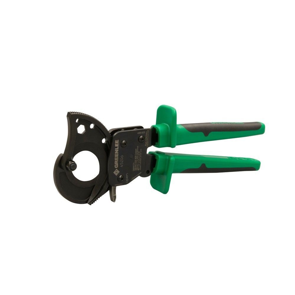 Greenlee 1-7/16in Jaw One-Hand Operation Ratchet Cable Cutter, large image number 1