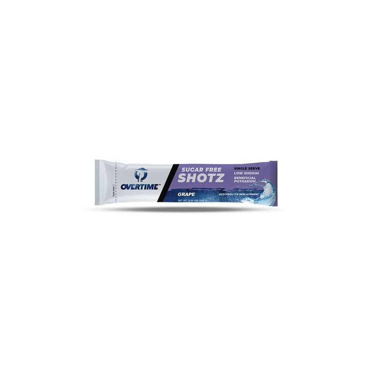 Overtime 200 gram Variety Pack Sugar-Free Electrolyte Replacement Single Shotz, 400qty, large image number 1