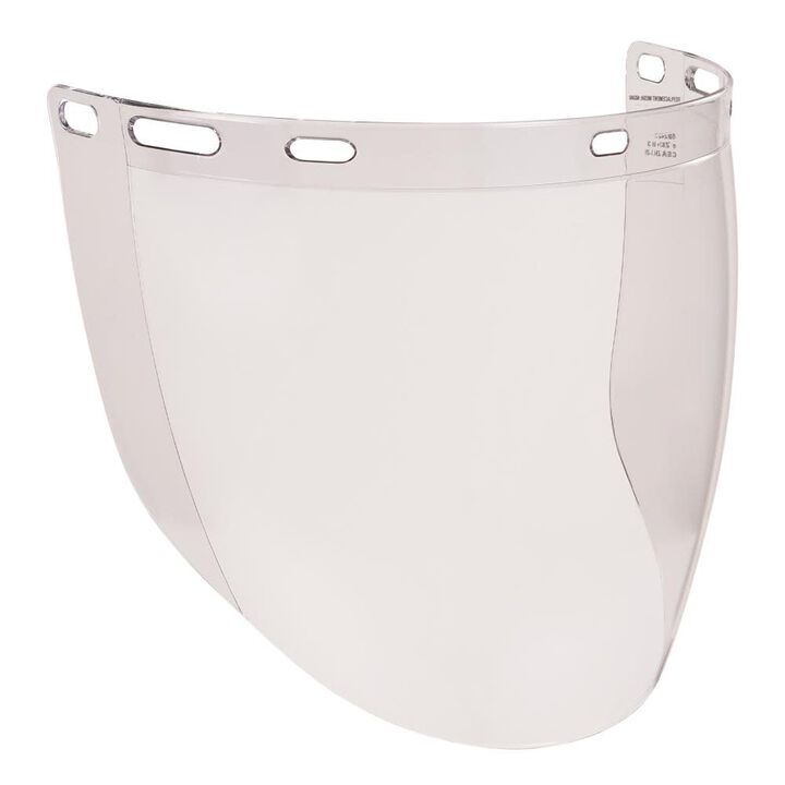 Ergodyne Clear Face Shield Replacement for Cap-Style Hard Hat & Safety Helmet