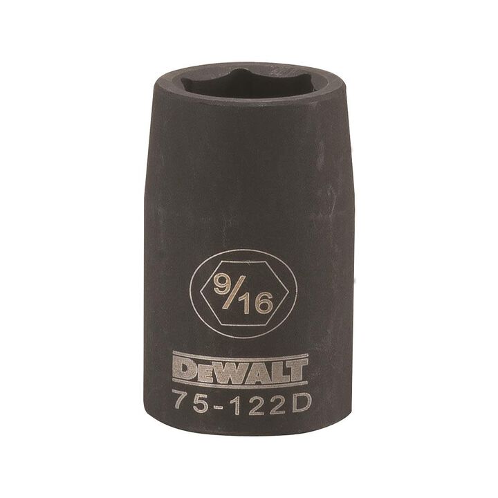DEWALT 1/2 Drive X 9/16 6PT Standard Impact Socket