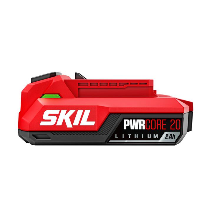 SKIL PWR CORE 20 Lithium-Ion 20V 2 Ah USB-C Power Tool Battery Pack with Fuel Indicator, large image number 2