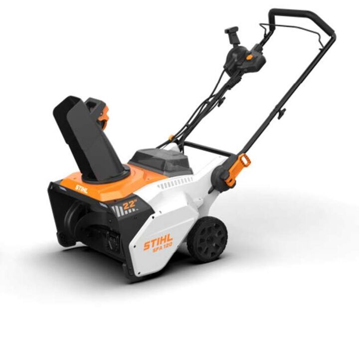Stihl SFA 120 22 inch Single Stage Battery Snow Thrower & AP 300 P Battery Kit