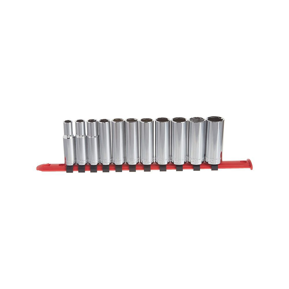 CRAFTSMAN 3/8-in Drive Metric 6 Point Deep Socket Set, 11pc, large image number 10