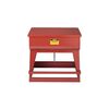 Justrite 22 Gallon Red Steel Floor-Standing Self-Close Cover Rinse Tank, small image number 1