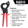 Klein Tools Ratcheting Cable Cutter, small image number 2