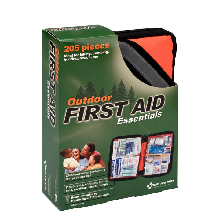 First Aid Only 205-Piece Outdoor First Aid Kit with Fabric Case, large image number 5