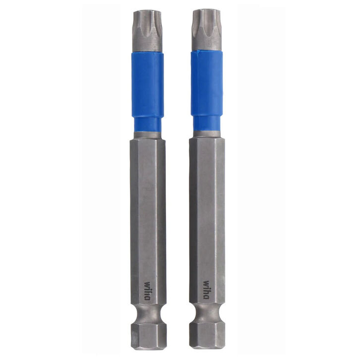 Wiha 3.5 Inch TerminatorBlue Impact Bit Torx T40, 2 Pieces