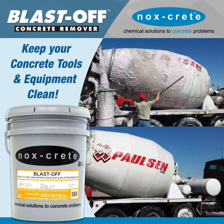Nox-Crete Products Blast-Off Concrete Buildup and Splatter Remover 2.6 Gallons, large image number 3