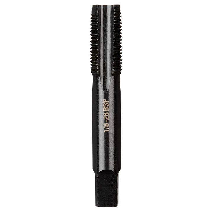 Milwaukee 1/8 in -28 BSP Straight Flute Taper Tap