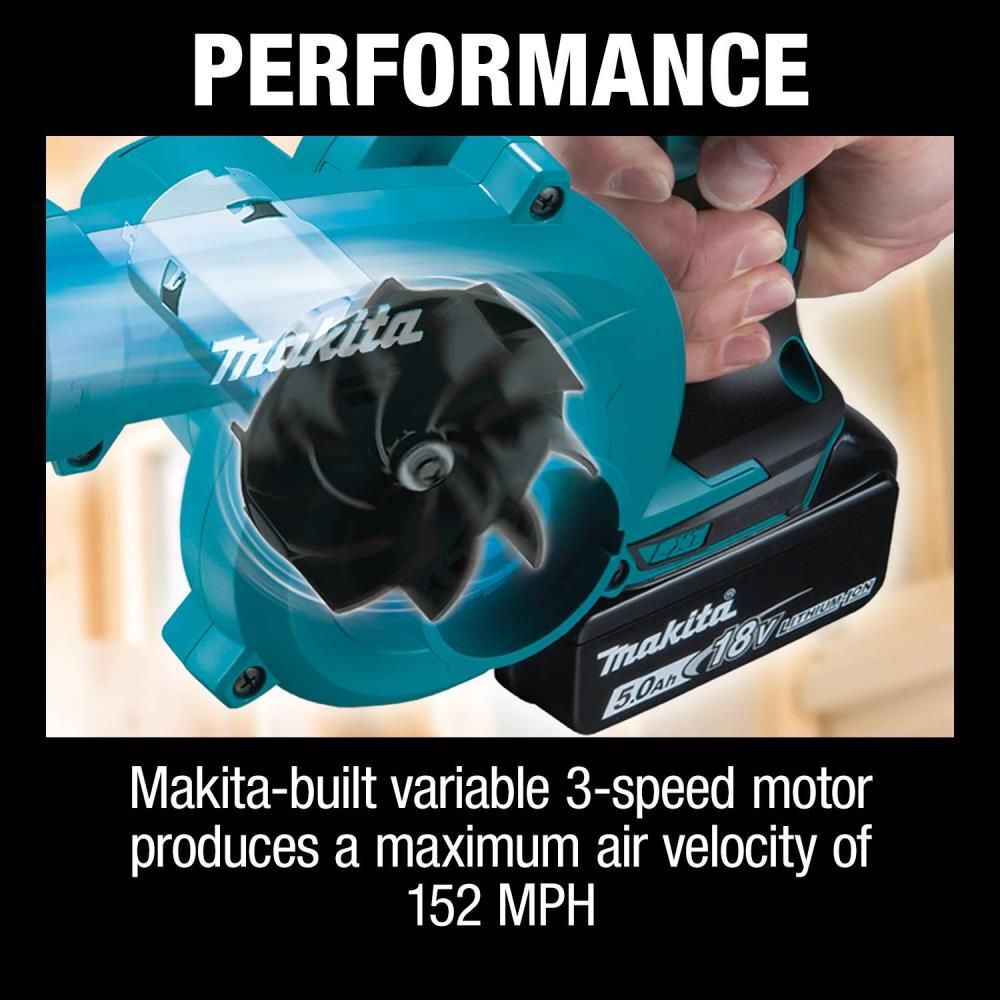 Makita 18V LXT Lithium-Ion Cordless Floor Blower (Bare Tool), large image number 14