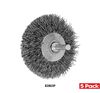 Pferd 3 Inch, 0.014 Inch Carbon Steel Mounted Flared Cup Brush Bundle, 5 Pieces, small image number 2