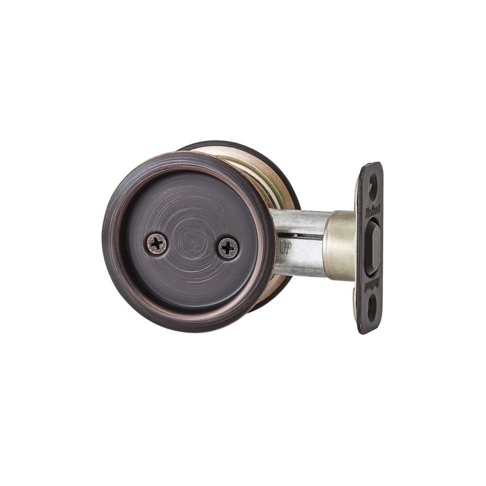 Kwikset Door Lock Oil Rubbed Bronze Indoor Passage Pocket Round, large image number 2