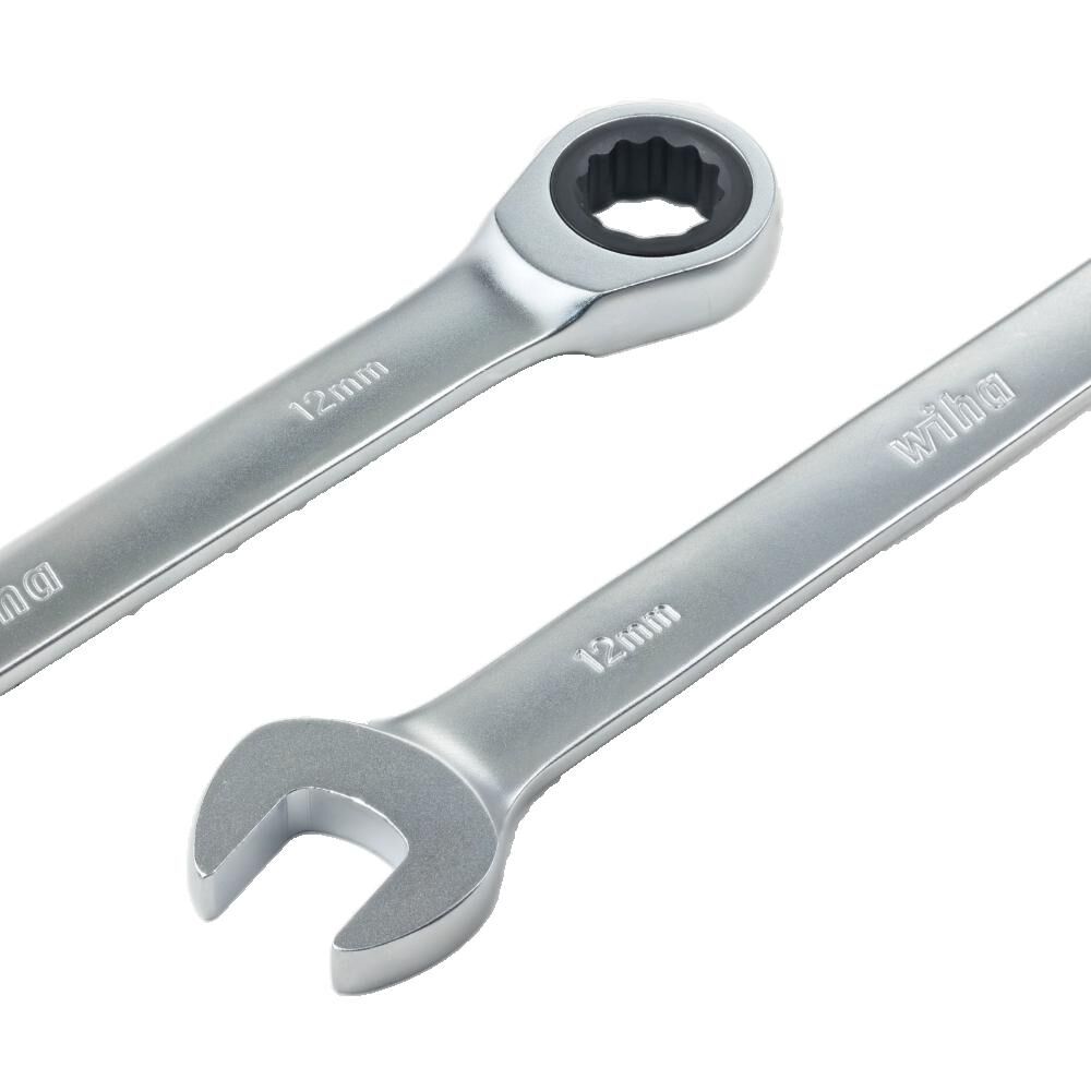 Wiha Combination Ratchet Wrench Set, Metric, 12 Pieces, large image number 4