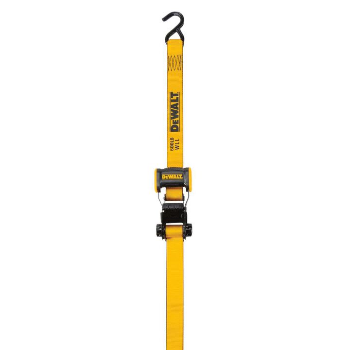 DEWALT 1.25 Inch x 12 Foot Ratchet Tie Down Strap 1800 LB Break Strength