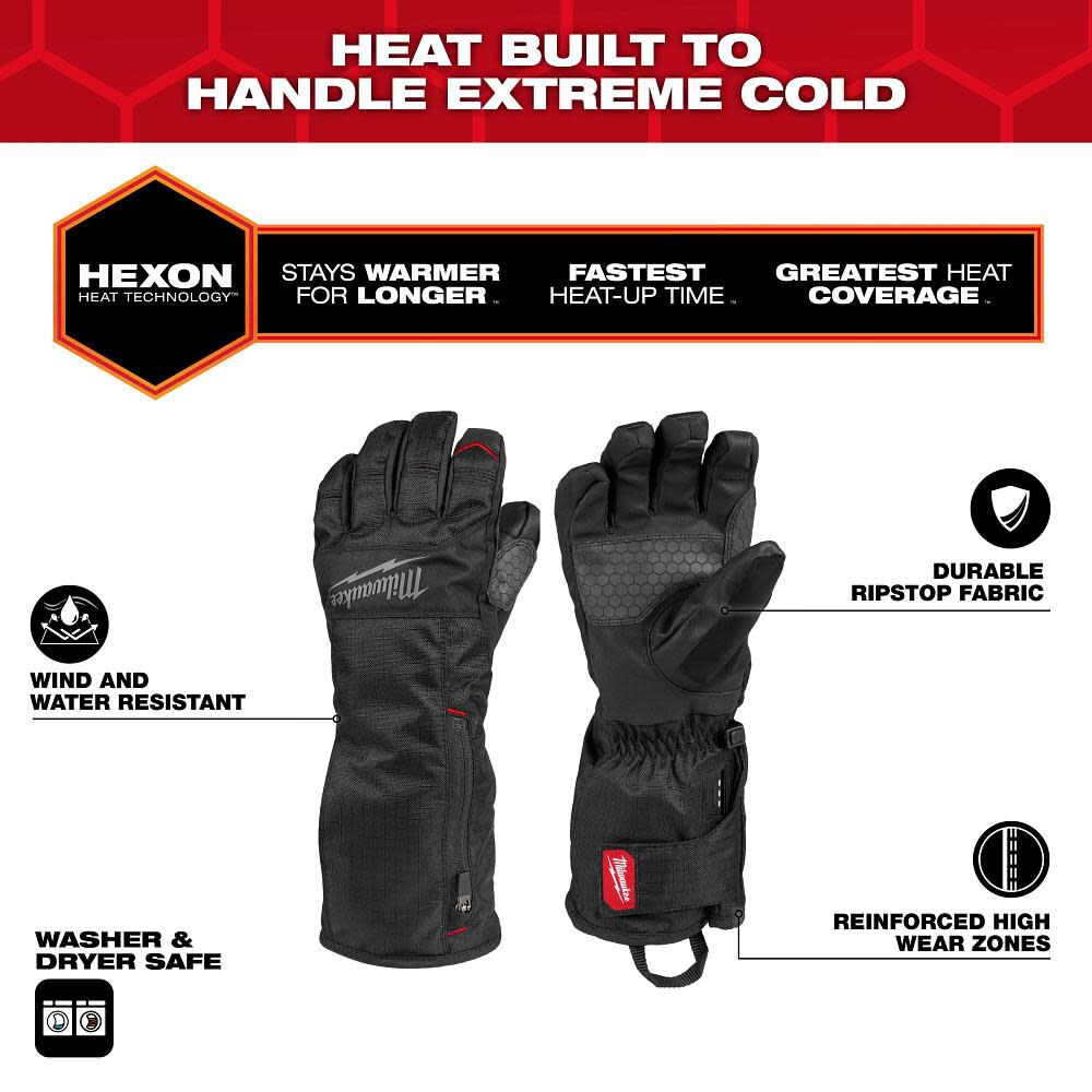 Milwaukee Heated Winter Gloves, large image number 2
