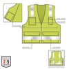 Ergodyne GloWear 8250Z Type R Class 2 Surveyors Vest Lime S/M, small image number 5