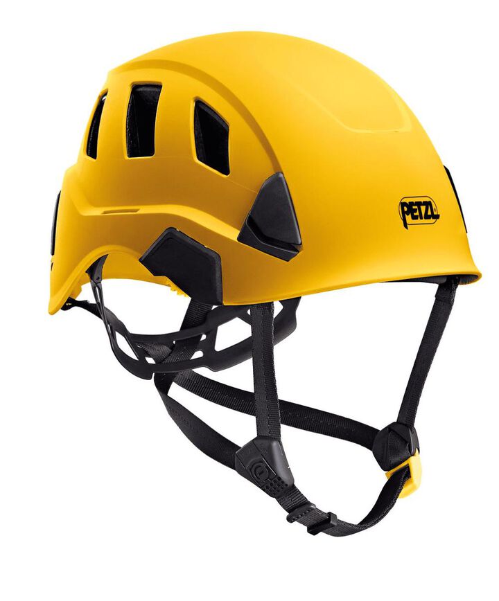 Petzl Strato Vented Type 1 Class C Safety Helmet White Yellow