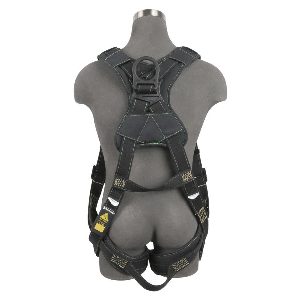 Safewaze Arc Flash Full Body Harness: DE 1D, DE QC Chest/Legs, large image number 2