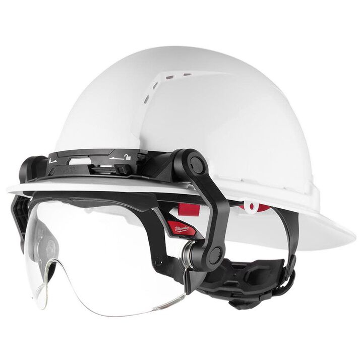 Milwaukee BOLT Gasketed Eye Visor - Clear Dual Coat Lens for BOLT Safety Helmets & BOLT Hard Hats