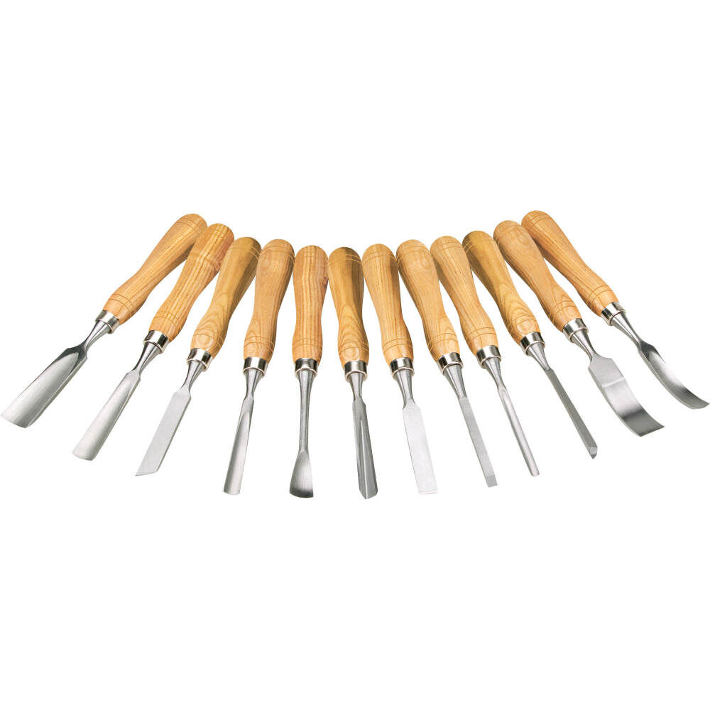 Shop Fox Chisel Set, 12 Pieces, large image number 4