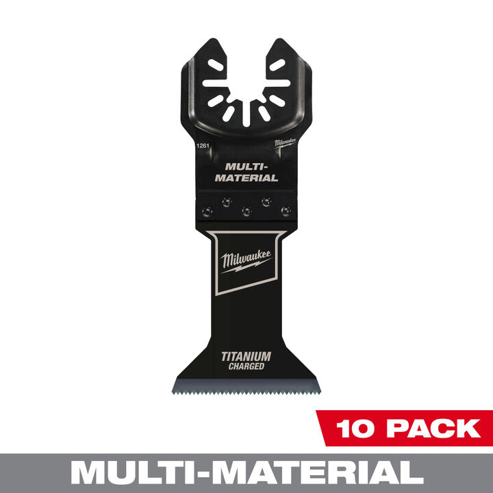 Milwaukee OPEN-LOK 1-3/4inch TITANIUM ENHANCED BI-METAL METAL BLADES 10PK