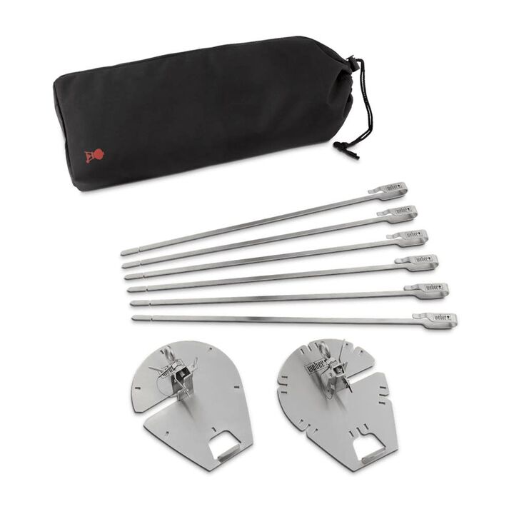 Weber Crafted 16 Inch Stainless Steel Rotisserie Skewer Set, large image number 4