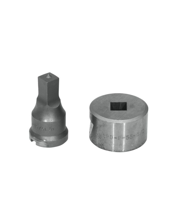 Edwards 15/32 Inch Punch x 1/2 Inch Die Square Punch & Die Set, large image number 0