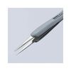 Knipex 4 Inch SS Blunt Tip Precision Tweezer with ESD Handle, small image number 4
