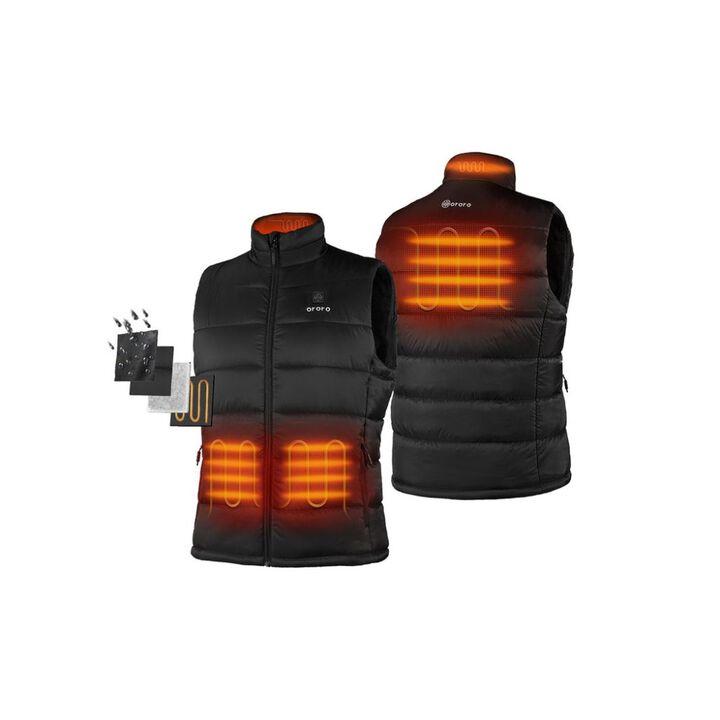 ORORO Mens Classic Heated Vest Kit