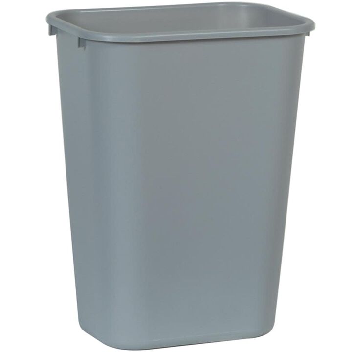 Rubbermaid Large Gray Wastebasket