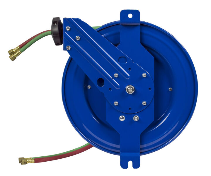 Coxreels Side Mount welding Hose Reel with Guide Arm 1/4in x 75' 200PSI, large image number 5