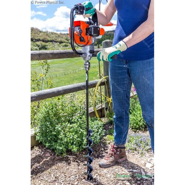 Power Planter 3 Inch x 48 Inch Steel Extended Bulb Auger with HD Tip, large image number 7