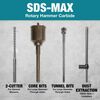 Makita 1 1/4in x 21in SDS MAX Bit 6 Cutter, small image number 5