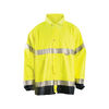 Occunomix Hi-Vis Yellow Class 3 Premium Breathable Rain Jacket Medium, small image number 1