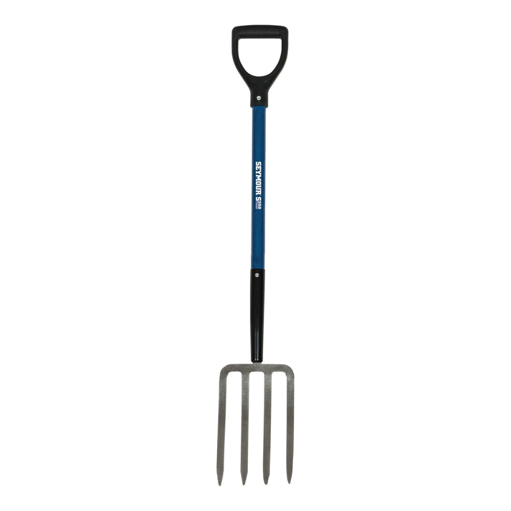 Seymour S550 Forged 4-Tine Spading Fork with Fiberglass Handle, large image number 1