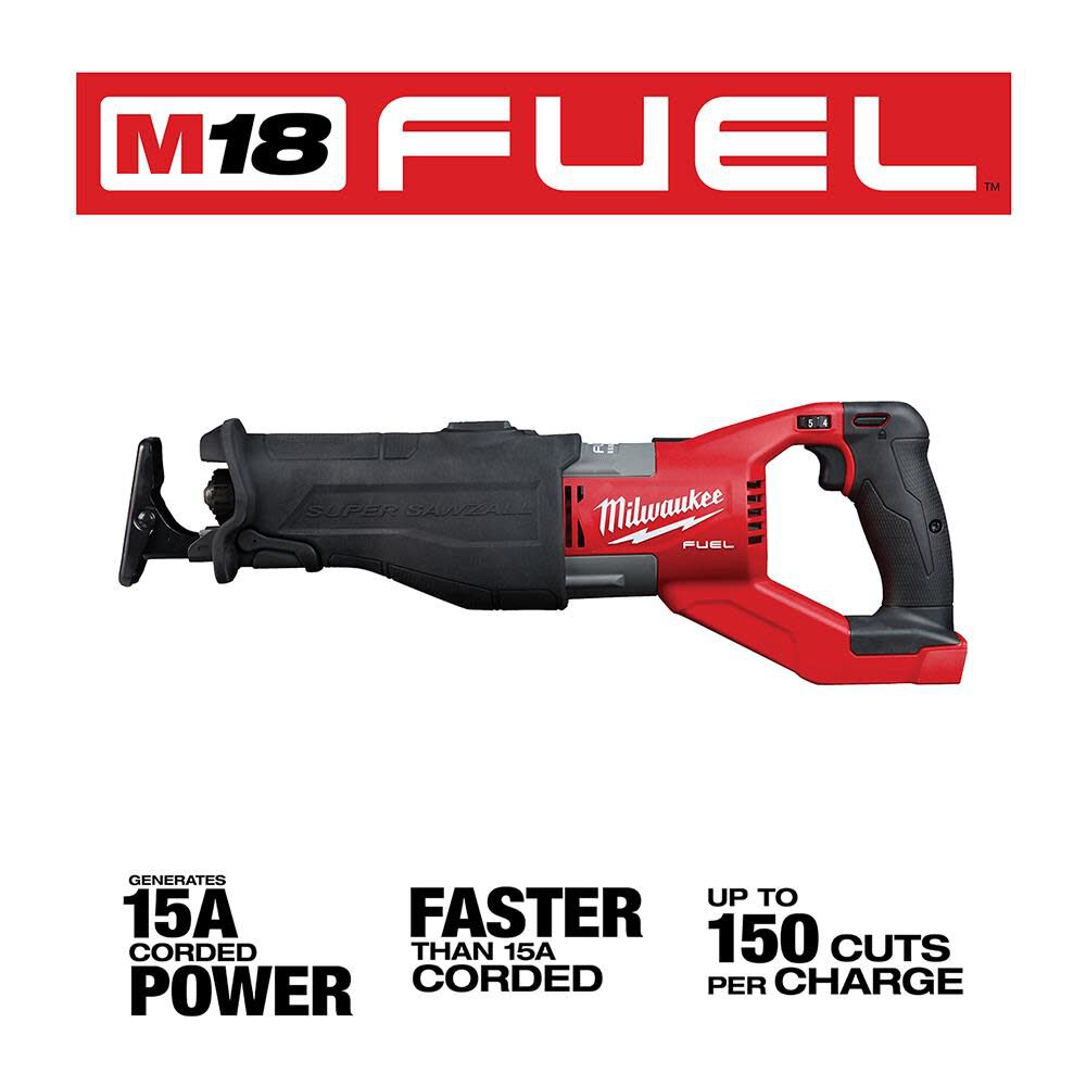 Milwaukee M18 FUEL SUPER SAWZALL (Bare Tool) - Reconditioned, large image number 2