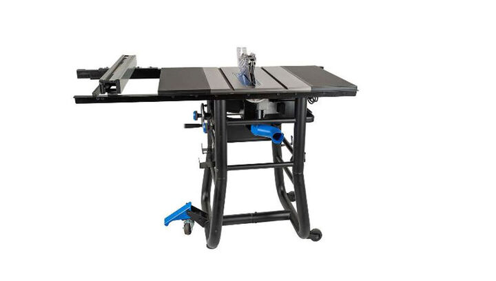 Delta 10 Inch Left Tilt Contractor Saw with 30 Inch RH Rip with Steel Wings, large image number 3