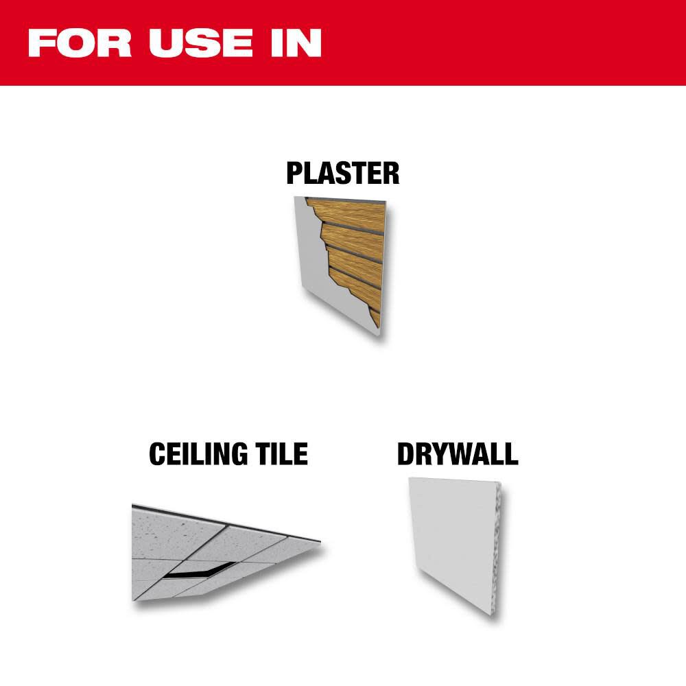 Milwaukee 6 in 8TPI Drywall SAWZALL Blades 3 Pack, large image number 3