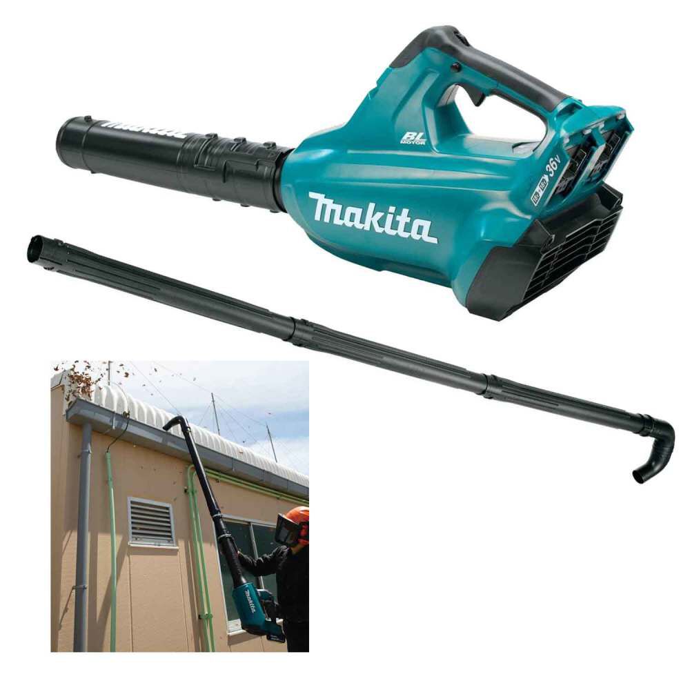 Makita 18V X2 LXT Lithium-Ion Brushless Cordless Blower with Gutter Cleaning Attachment, large image number 9