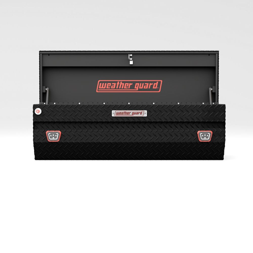 Weather Guard 10 Cu Ft Aluminum All Purpose Full Standard Chest Matte Black, large image number 2