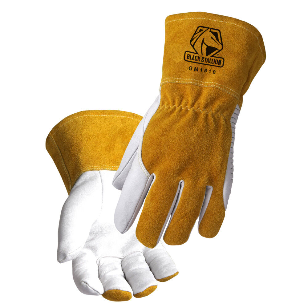 Black Stallion Welding Gloves Premium Goatskin MIG XL, large image number 2