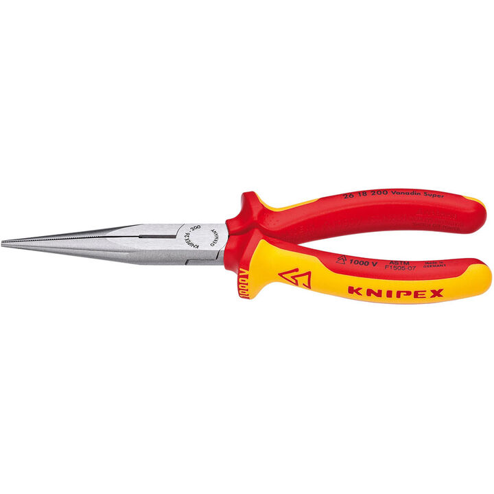 Knipex Long Nose Pliers 200 mm 1000V Insulated