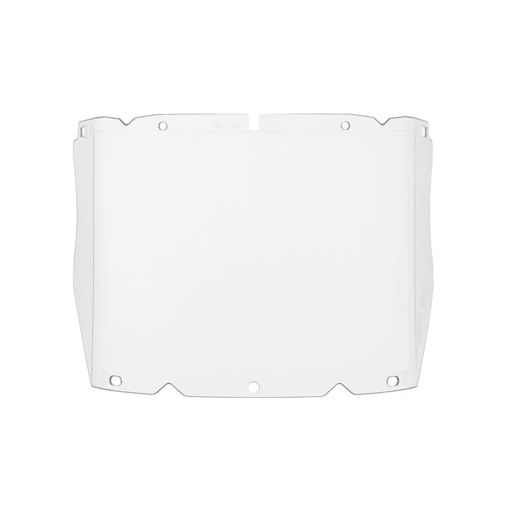 MSA Safety Works V-Gard Visor, Propionate, Clear, Molded, (8 Inch x 17 Inch x .098 Inch), use with V-Gard Retractable or Standard Chin protectors