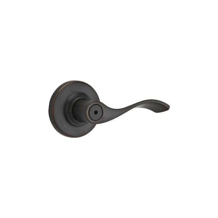 Kwikset Venetian Bronze Bed/Bath Balboa Privacy Door Lever, large image number 2
