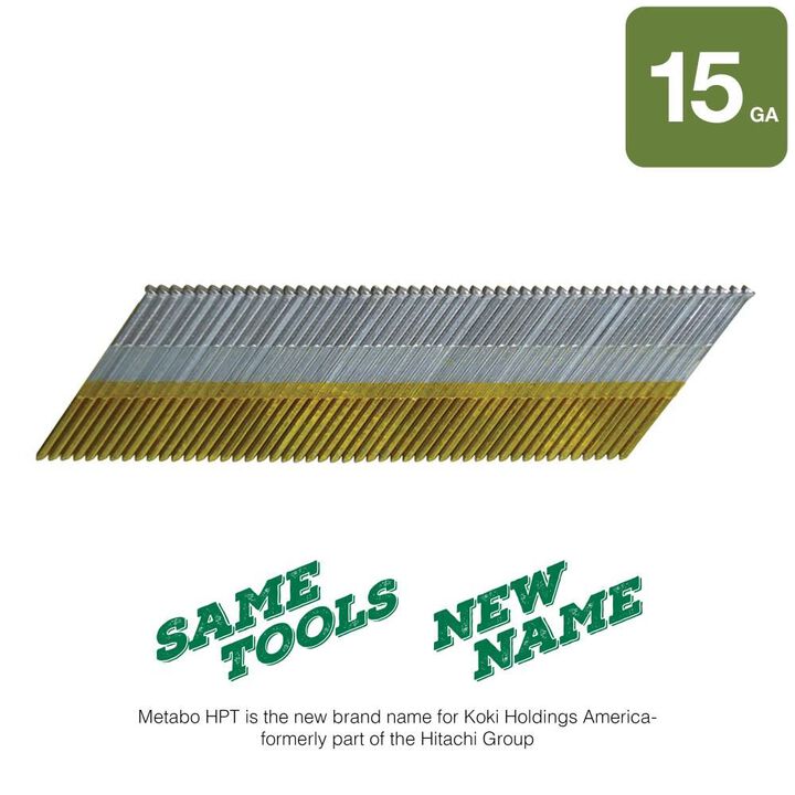Metabo HPT Finished Nails Angled 2in 15 Gauge 4000qty, large image number 3