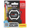 Tajima GS LOCK Measuring Tape 16' x 1in with Compatible Clip, small image number 2