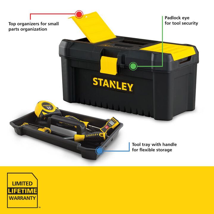 Stanley 16 Inch Essential Toolbox, large image number 2