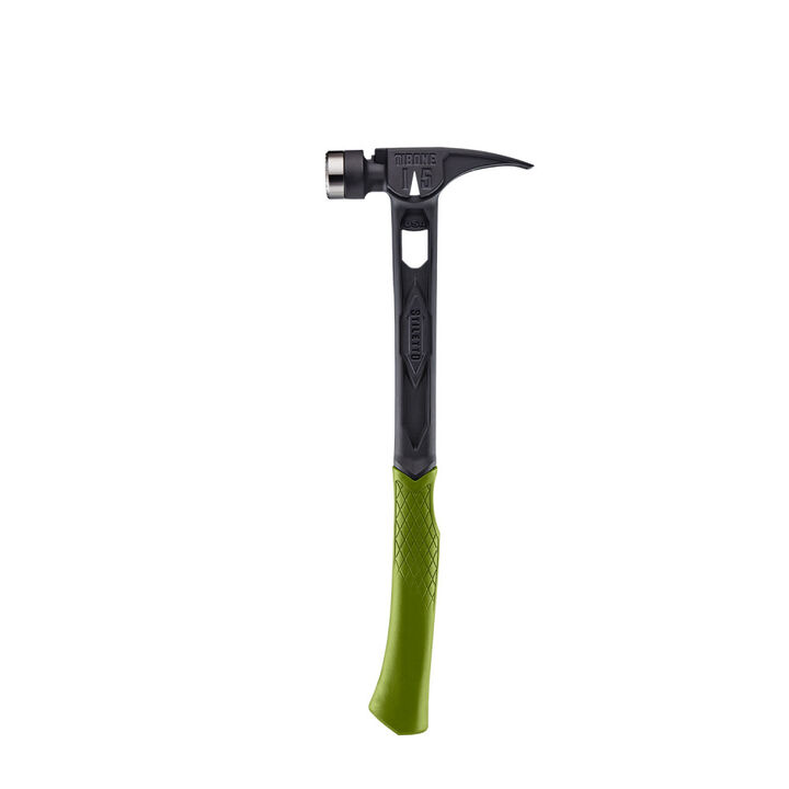 Stiletto TIBONE 15oz Limited Edition Black Titanium Framing Hammer with Green Handle